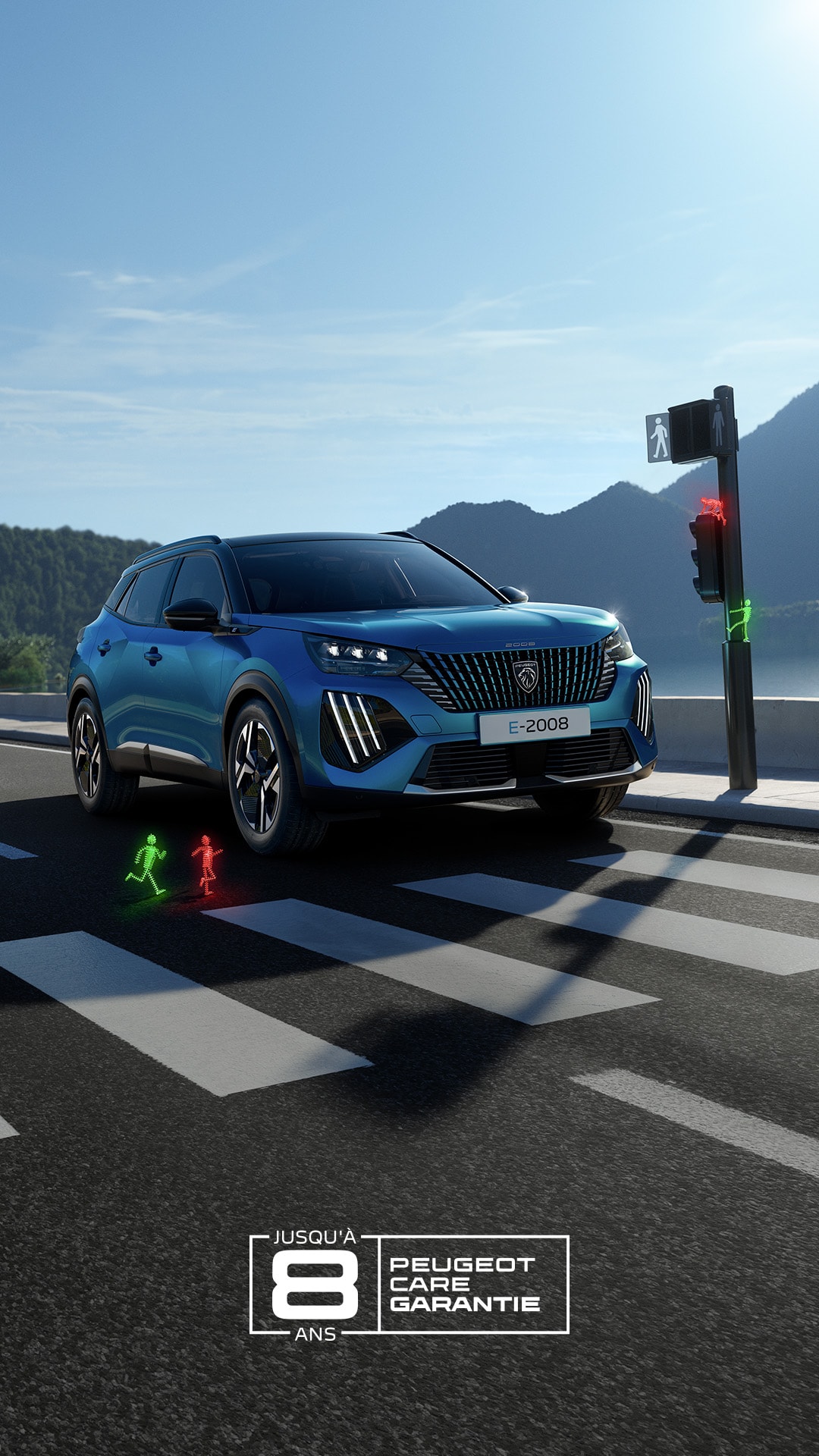 PEUGEOT 2008 hybride ou essence vue de face