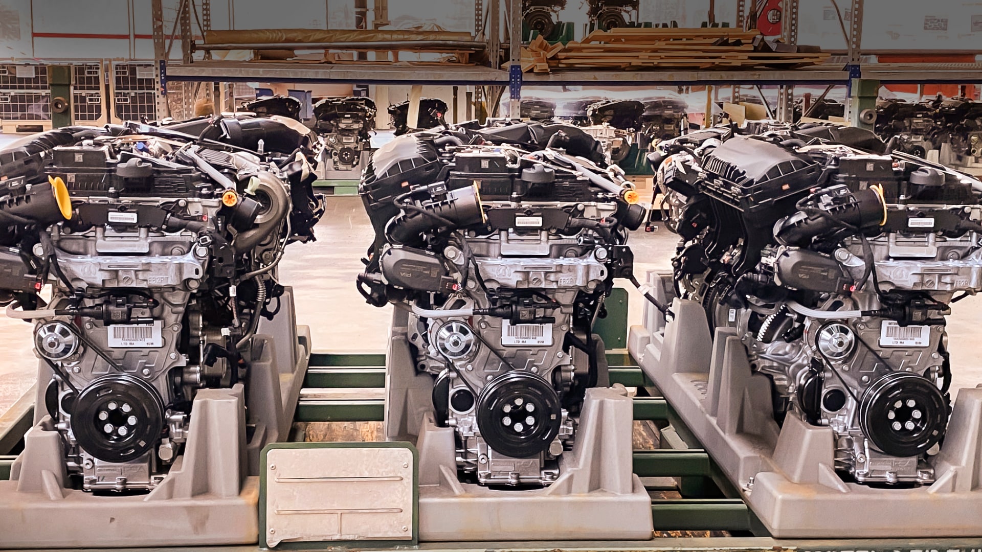 Production du moteur Turbo 100 en usine